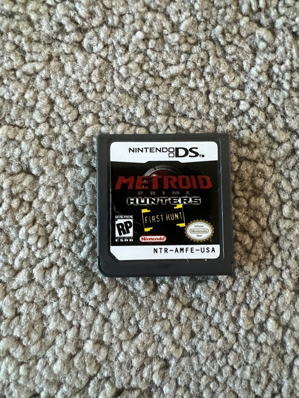 Nintendo DS Metroid Prime Hunters Game Card